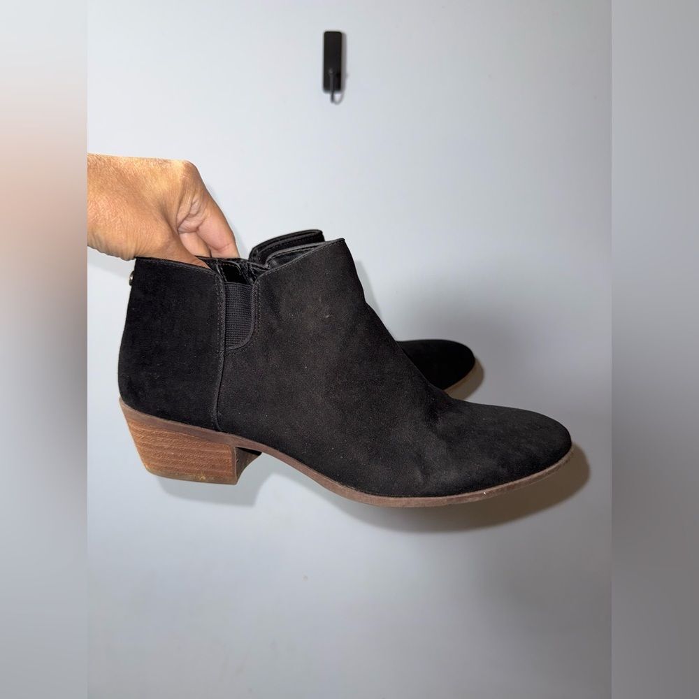 Circus by Sam Edelman black suede booties size 9.5 EUC